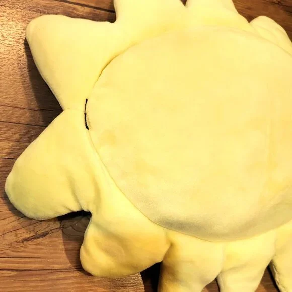 Sleepy Summer Sun Plush Kids Kawaii Sunny Pillow Sofa Cushion - Picture 4 of 9